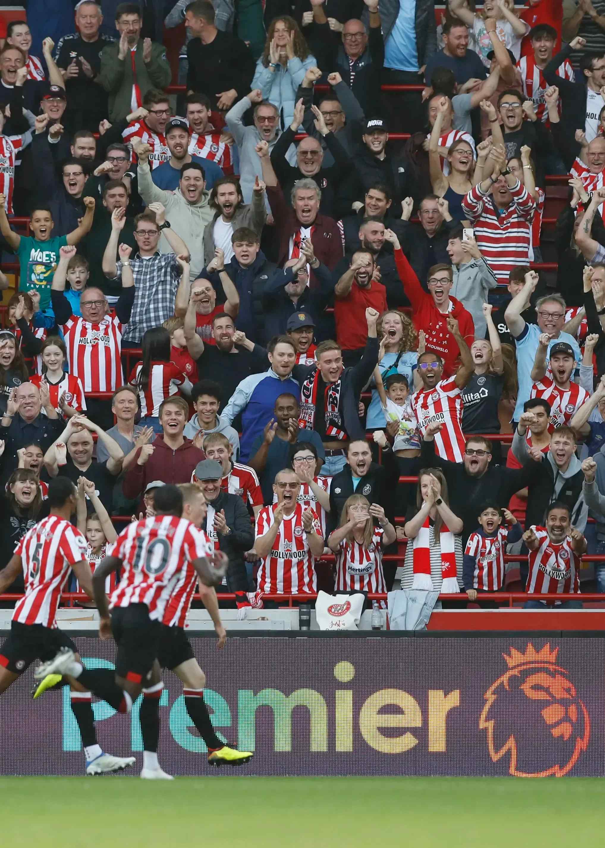 English Premier League fans